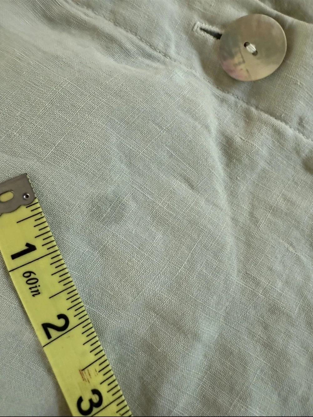 Bella Notte Linens 100% Linen Duvet Cover Green Buttons Luxury King ( Read Desc